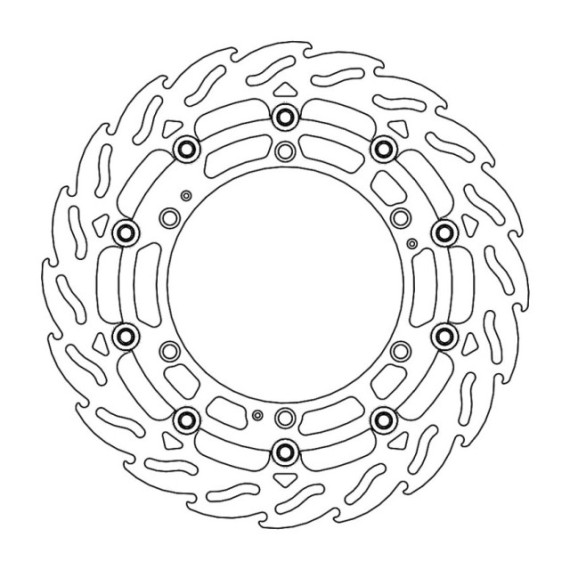 Moto-Master Flame Brakedisc front left Husqvarna: 401 Svartpilen, Vitpilen