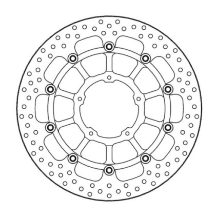 Moto-Master Halo Brakedisc front Honda: CBR1000RR-R Fireblade / Fireblade SP 202