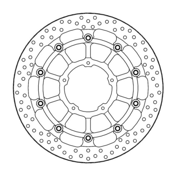 Moto-Master Racing Halo Brakedisc front Honda: CBR1000RR-R Fireblade / Fireblade