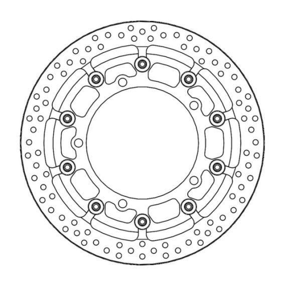 Moto-Master Prof. Halo Brakedisc front Kawasaki: Z400 Ninja (T-floater 310x6.0x3