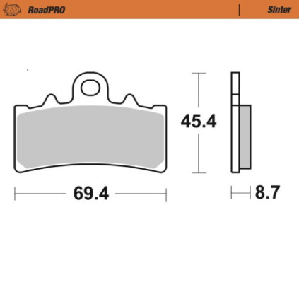 Moto-Master Brakepads RoadPRO Scooter