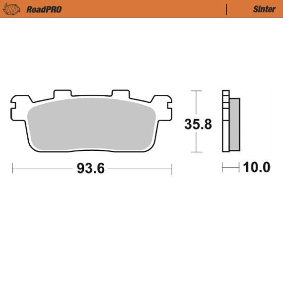 Moto-Master Brakepads RoadPRO Scooter