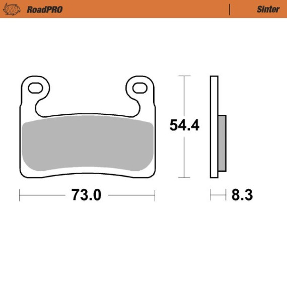 Moto-Master Brakepads RoadPRO Sinter front