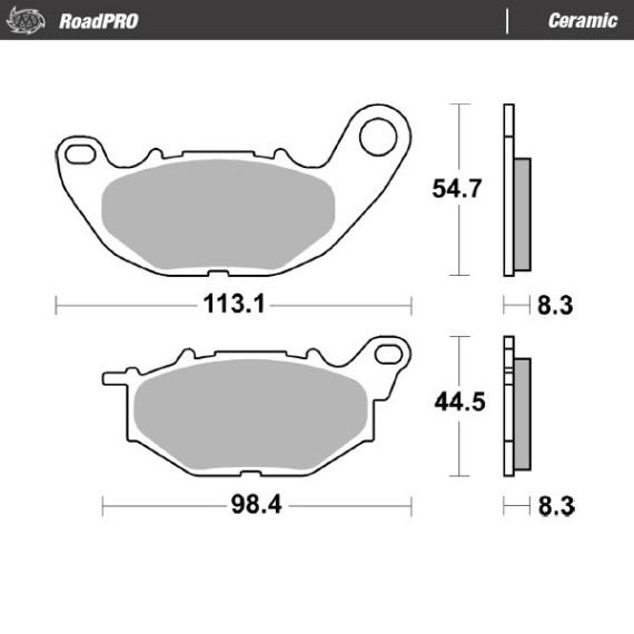 Moto-Master Brakepads RoadPRO Ceramic