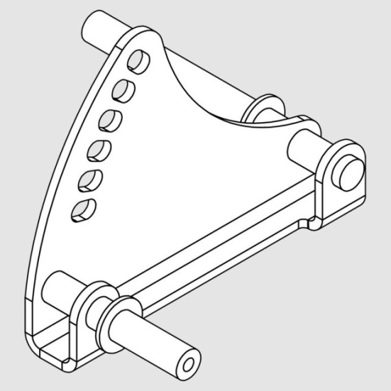 Wessex Wheel bar Right hand side for 771-AT-110