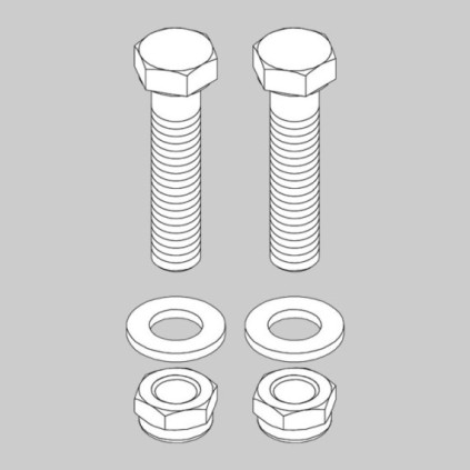 Wessex Ball Hitch Fastening Set for 772-WX-2356