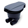 Manual Bilge Pump Flush Mount Black