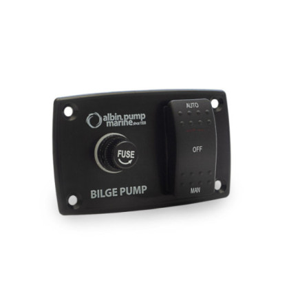 Bilge Pump Panel 3-way 12/24V