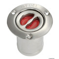 Osculati FUEL deck plug polished SS straight 80 mm