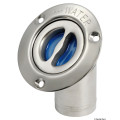 Osculati WATER deck plug polished SS 45° angled 38 mm