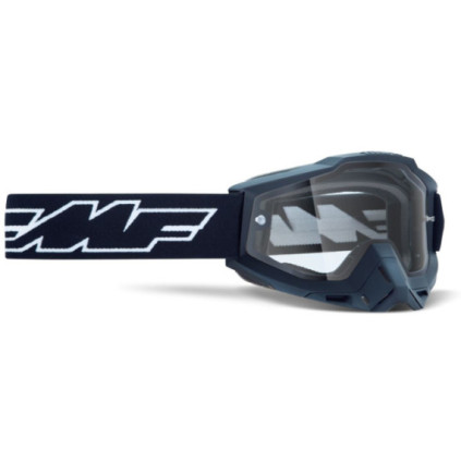 FMF POWERBOMB Enduro Goggle Rocket Black - Clear Double Lens