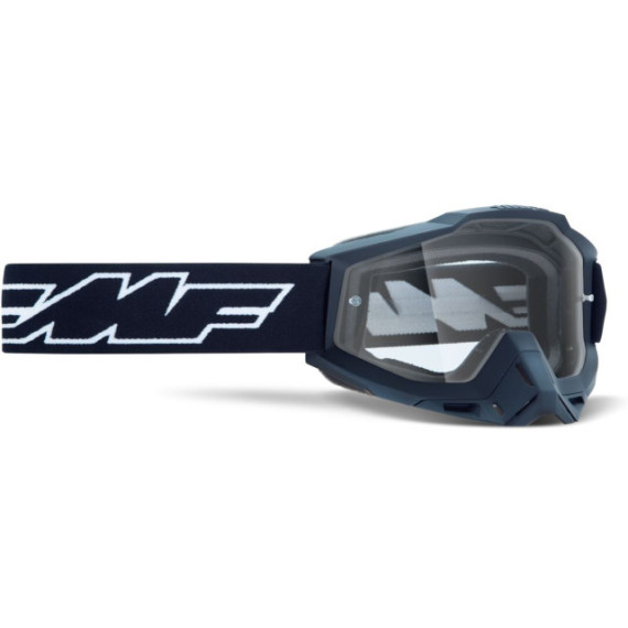 FMF POWERBOMB OTG Goggle Rocket Black - Clear Lens