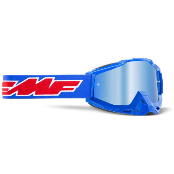 FMF POWERBOMB Goggle Rocket Blue - Mirror Blue Lens