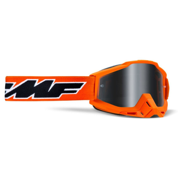 FMF POWERBOMB Goggle Rocket Orange - Mirror Silver Lens