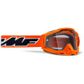 FMF POWERBOMB Enduro Goggle Rocket Orange - Clear Lens