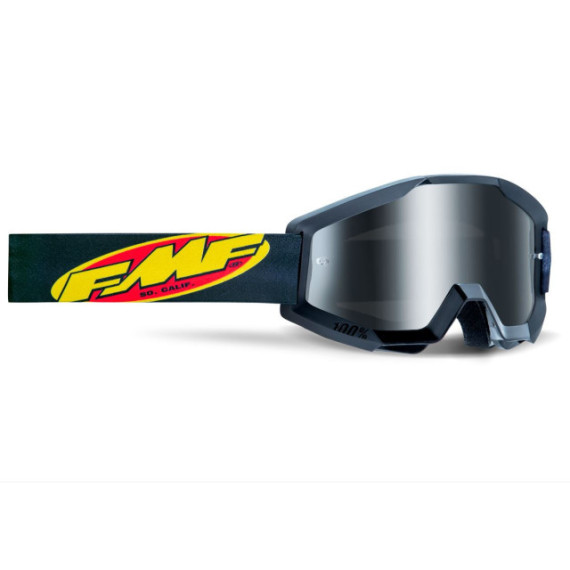 FMF POWERCORE Goggle Core Black - Mirror Silver Lens