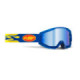 FMF POWERCORE Goggle Flame Navy - Mirror Blue Lens