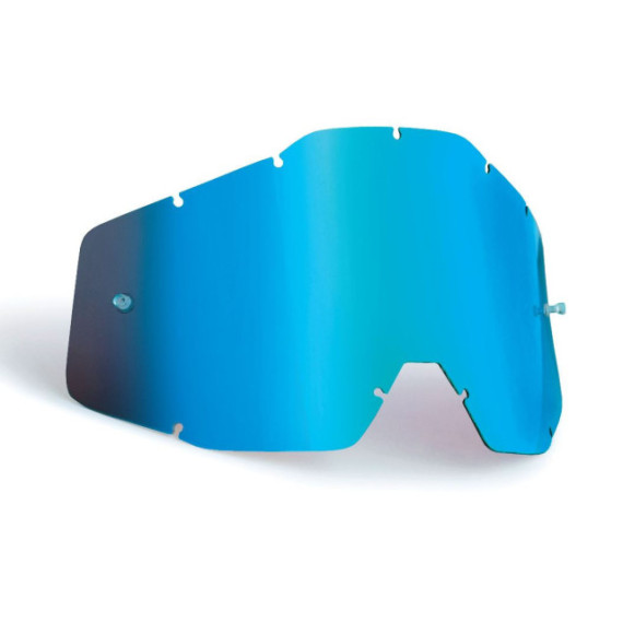 FMF POWERBOMB/CORE YOUTH Replacement Lens Anti-Fog Blue Mirror