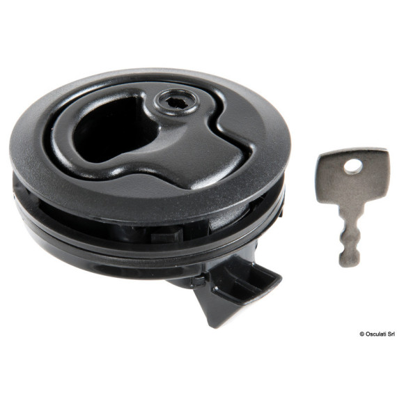 nylon flush ring pull black