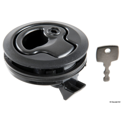 nylon flush ring pull black