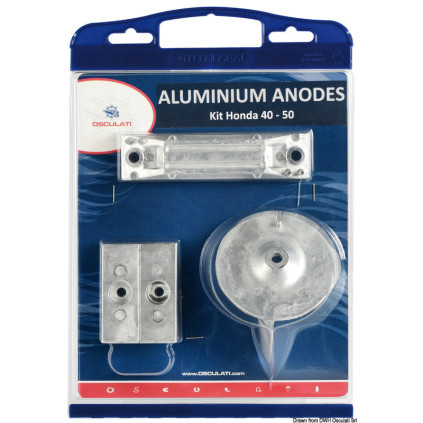 Osculati Anode kit Alu Honda 40/50hv