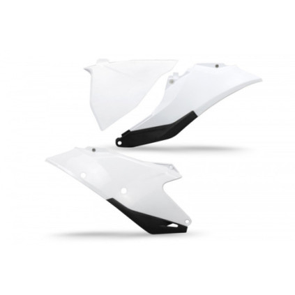 UFO Side panel + Airbox cover left GasGas MC125-450 + EC250-350 2021- White 041