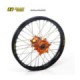  Haan wheel KTM EXC & EXC-F 18-2.15 ORANGE HUB/BLACK A60 RIM WITH CUSH