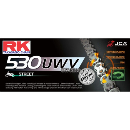 RK GP530UWV UW-ringchain (rivet link)