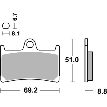 SBS Brakepads Racing Sintered