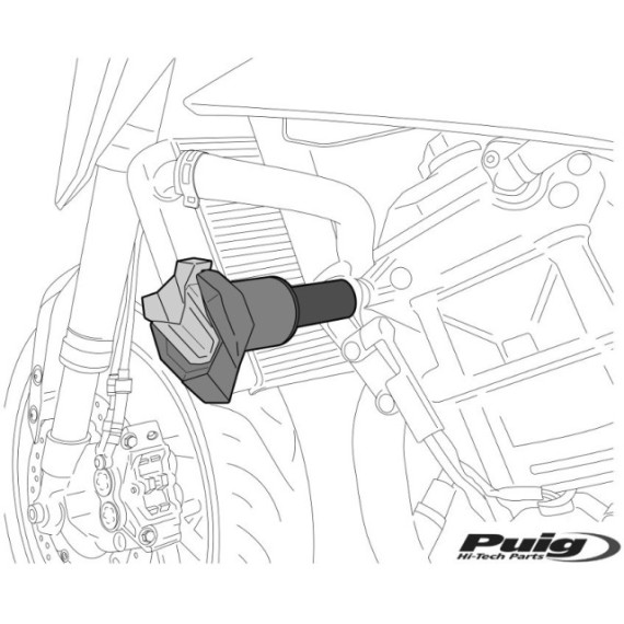 Puig Crash Pads R19 Bmw F900R 20' C/Black