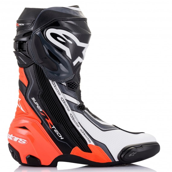 Alpinestars Boot Supertech R v2 Black/Fluo Red/White