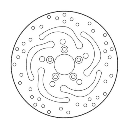 Motomaster Halo Brakedisc Harley Joplin right Ø292 (rear, 10.3mm holes)