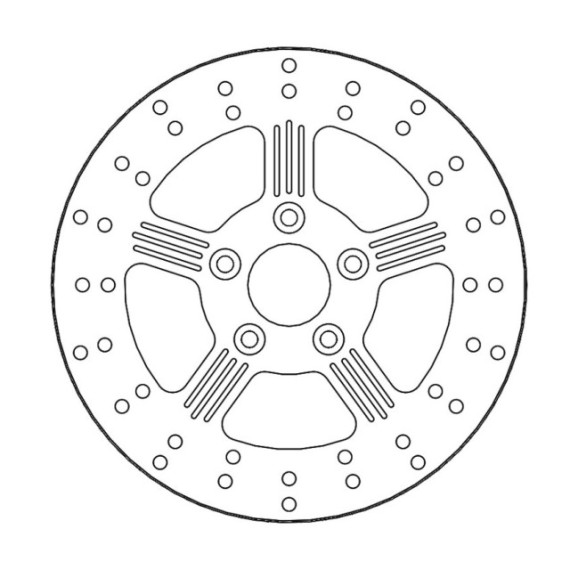 Motomaster Brakedisc Harley Adrian rear Ø292