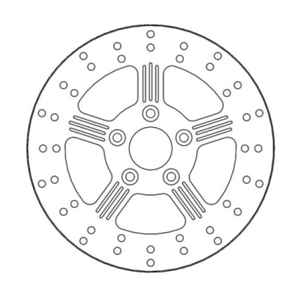 Motomaster Brakedisc Harley Adrian rear Ø292