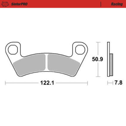 Motomaster Brakepad Arctic Cat: Wildcat, Sport