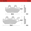 Motomaster Brakepad Can-am: Commander Max 800/1000R Yamaha: Wolverine, Viking