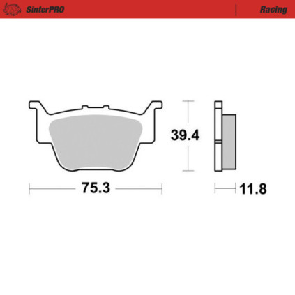 Motomaster Brakepad Honda: Pioneer 500/700