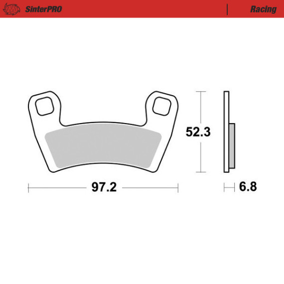 Motomaster Brakepad Polaris: RZR 900