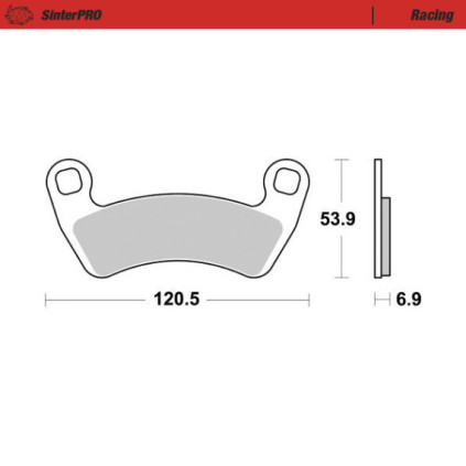 Motomaster Brakepad Polaris: RZR Pro XP, Pro XP4