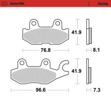 Motomaster Brakepad Yamaha: Wolverine, Viking