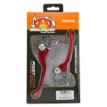 Motomaster MX Pivot Lever set - Forged Red: Honda