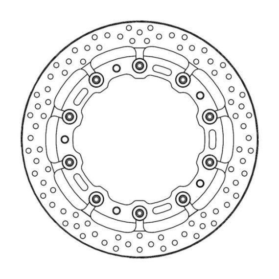 Motomaster Prof Halo front disc BMW: S1000RR(T-floater 320x7.1x30mm ABS)