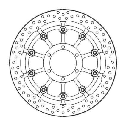 Motomaster Prof Halo front disc BMW: S1000RR(T-floater 320x7.1x30mm ABS)