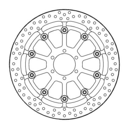 Motomaster Prof Halo front disc BMW: S1000RR(T-floater 320x7.1x30mm)