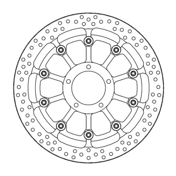 Motomaster Prof. Halo front disc Ducati (T-floater 320x6.0x31mm)