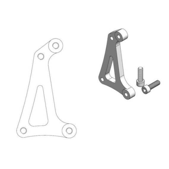 Motomaster Supermoto Racing ext. adapter 320mm TM