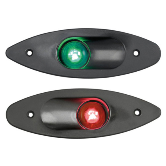 Osculati Built-in ABS navigation light red/black