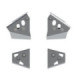 Storm A-arm plates Alu Honda TRX 420 2017-