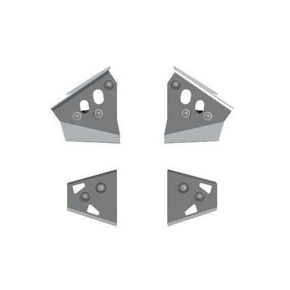 Storm A-arm plates Alu Honda TRX 420 2017-