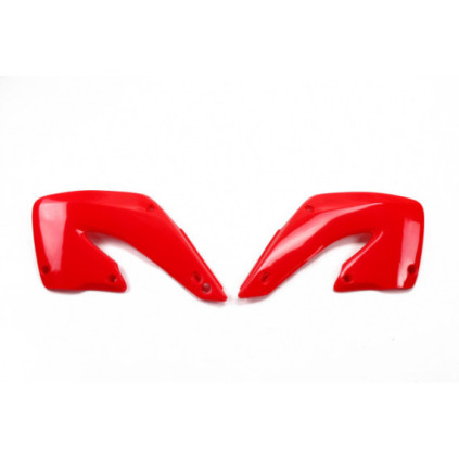 UFO Radiator covers CR125/250 00-01 Red 070